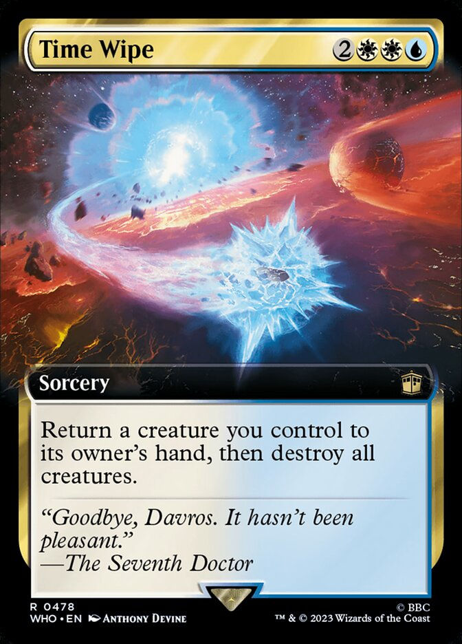Time Wipe (WHO) (478) / Extended Art