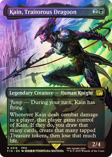 Kain, Traitorous Dragoon (FIN) (316) / Borderless / Foil