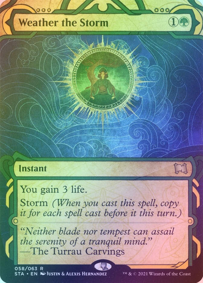 Weather the Storm (STA) (58) / Borderless / Showcase / Foil