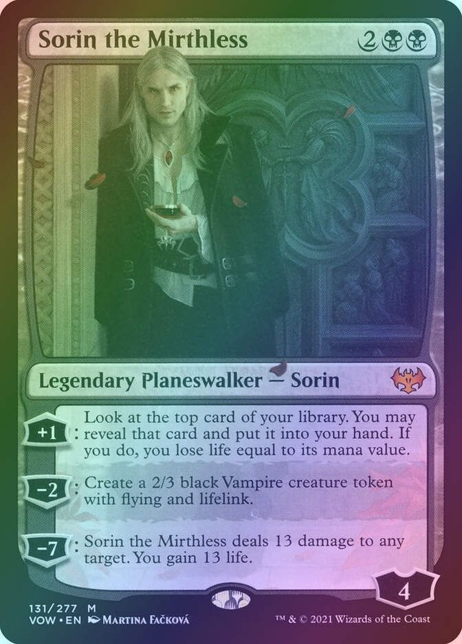 Sorin the Mirthless (VOW) (131) / Foil