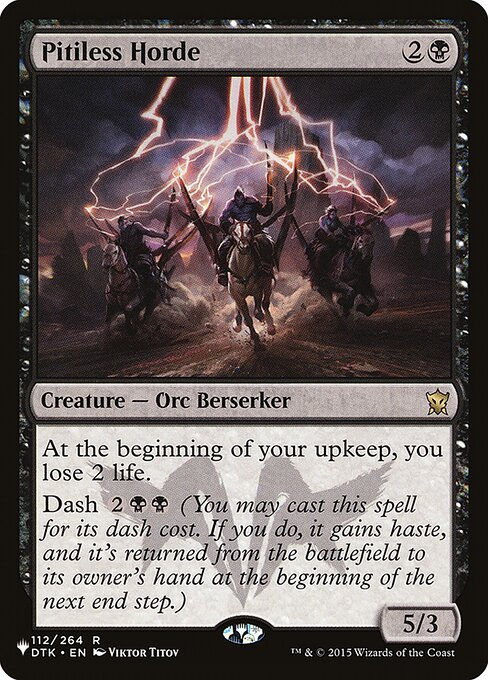 Pitiless Horde (PLST) (DTK-112)