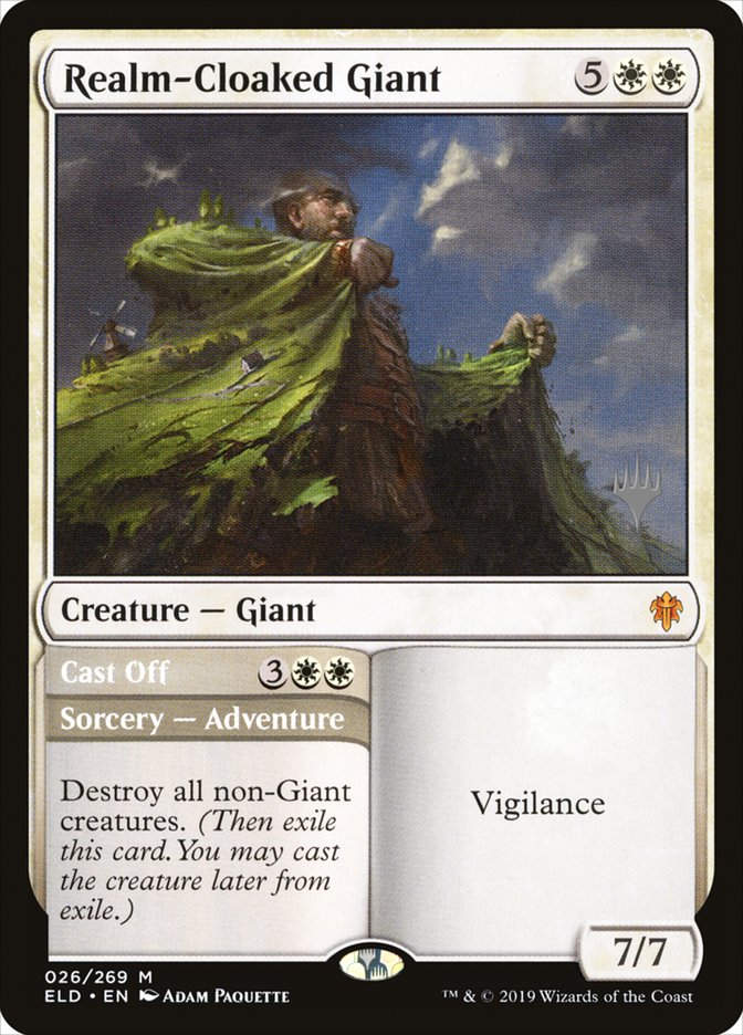 Realm-Cloaked Giant // Cast Off (PELD) (26p)