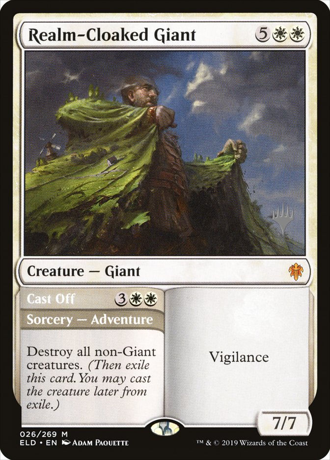 Realm-Cloaked Giant // Cast Off (PELD) (26p)