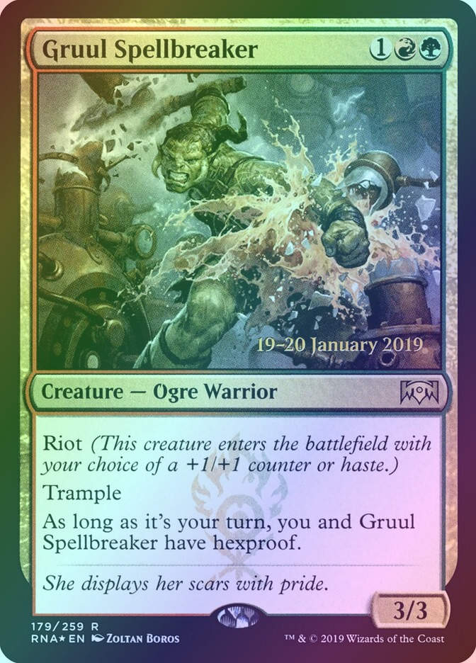 Gruul Spellbreaker (PRNA) (179s) / Foil