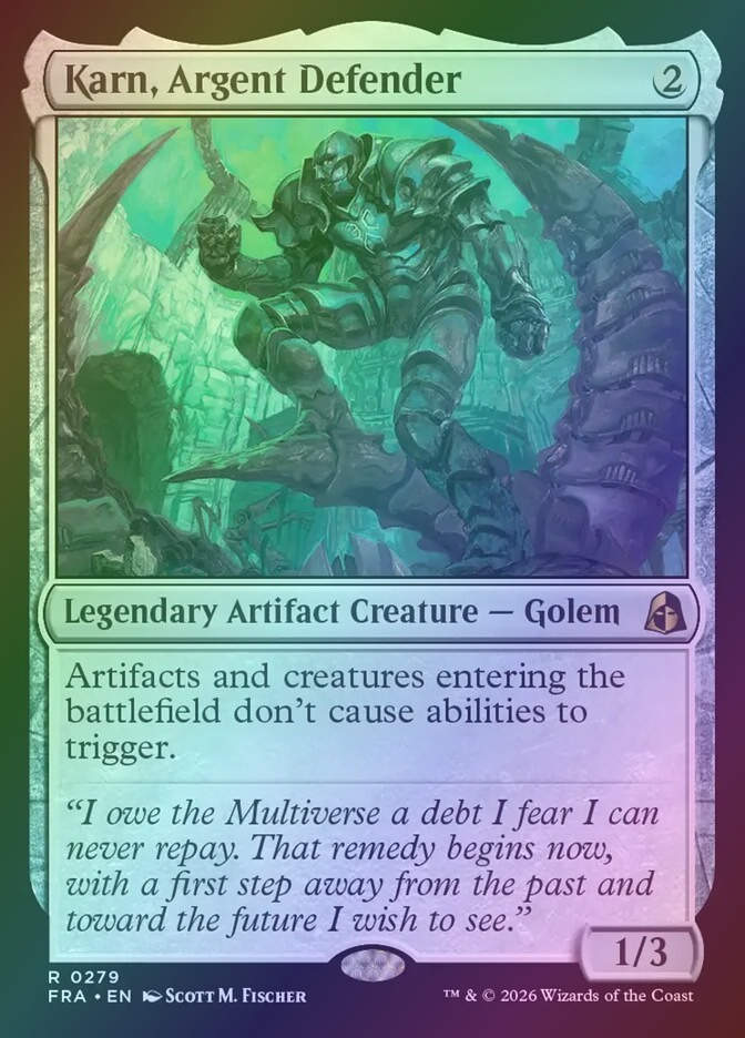 Karn, Argent Defender (FRA) (279) / Foil