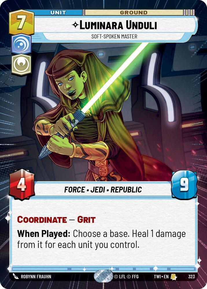 Luminara Unduli - Soft-Spoken Master (Hyperspace) (TWI) (323) / Foil