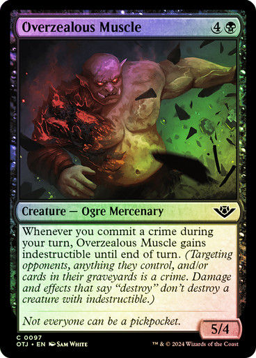 Overzealous Muscle (otj) (97) / Foil