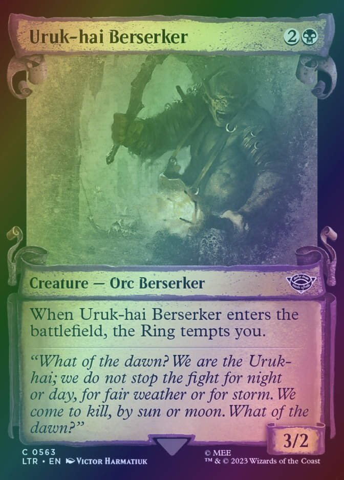 Uruk-hai Berserker (LTR) (563) / Showcase / Foil