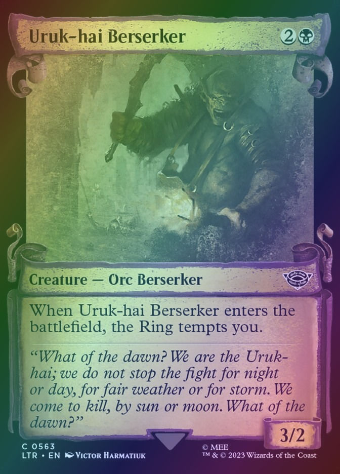 Uruk-hai Berserker (LTR) (563) / Showcase / Foil