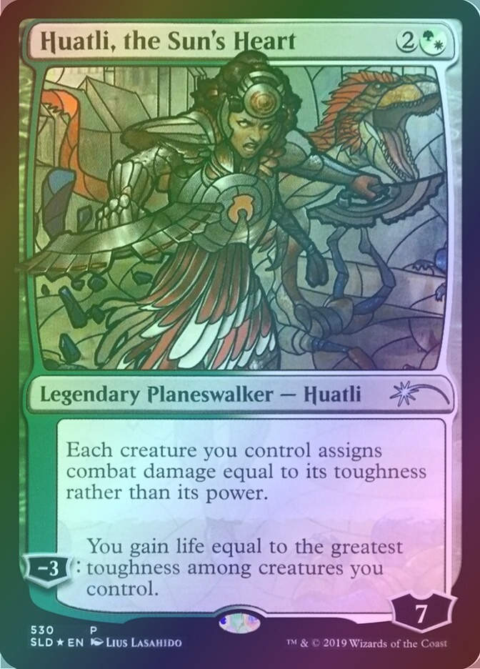 Huatli, the Sun's Heart (SLD) (530) / Foil