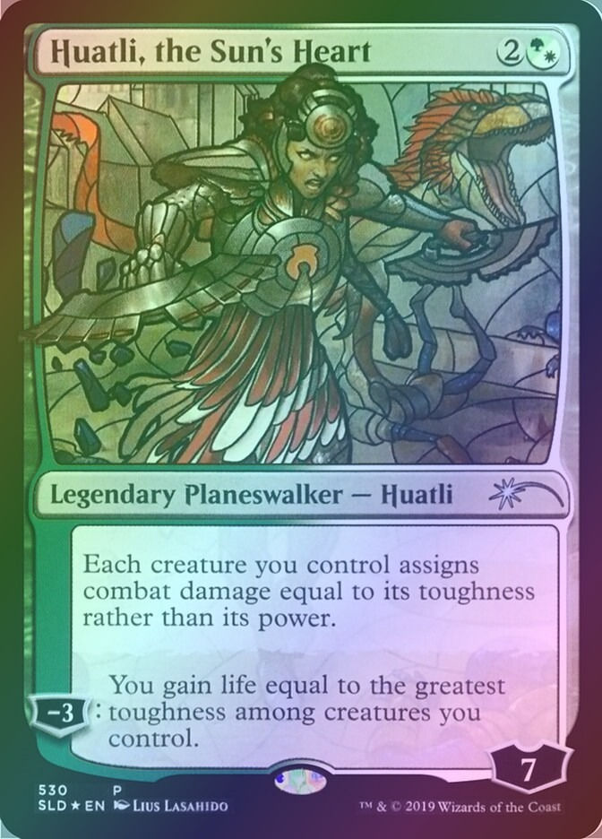 Huatli, the Sun's Heart (SLD) (530) / Foil