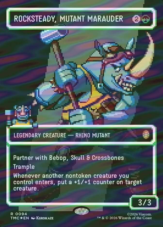 Rocksteady, Mutant Marauder (TMC) (94) / Borderless / Surge Foil