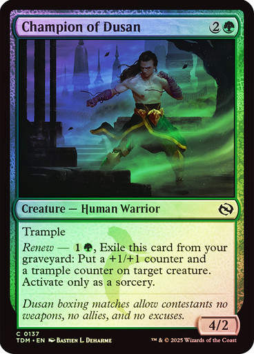Champion of Dusan (TDM) (137) / Foil