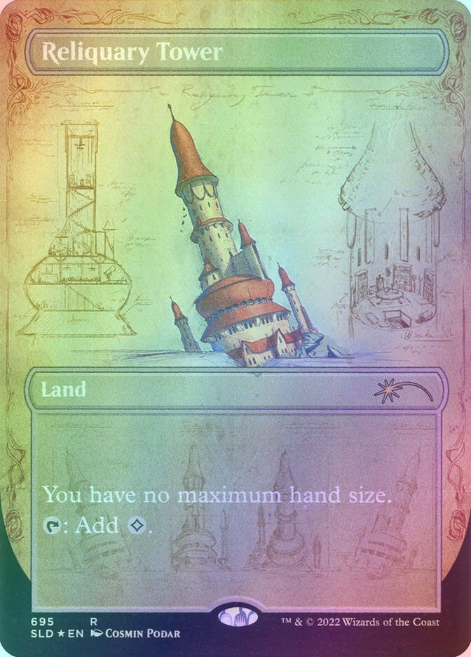 Reliquary Tower (SLD) (695) / Borderless / Foil