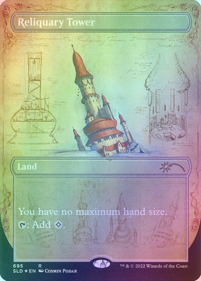 Reliquary Tower (SLD) (695) / Borderless / Foil