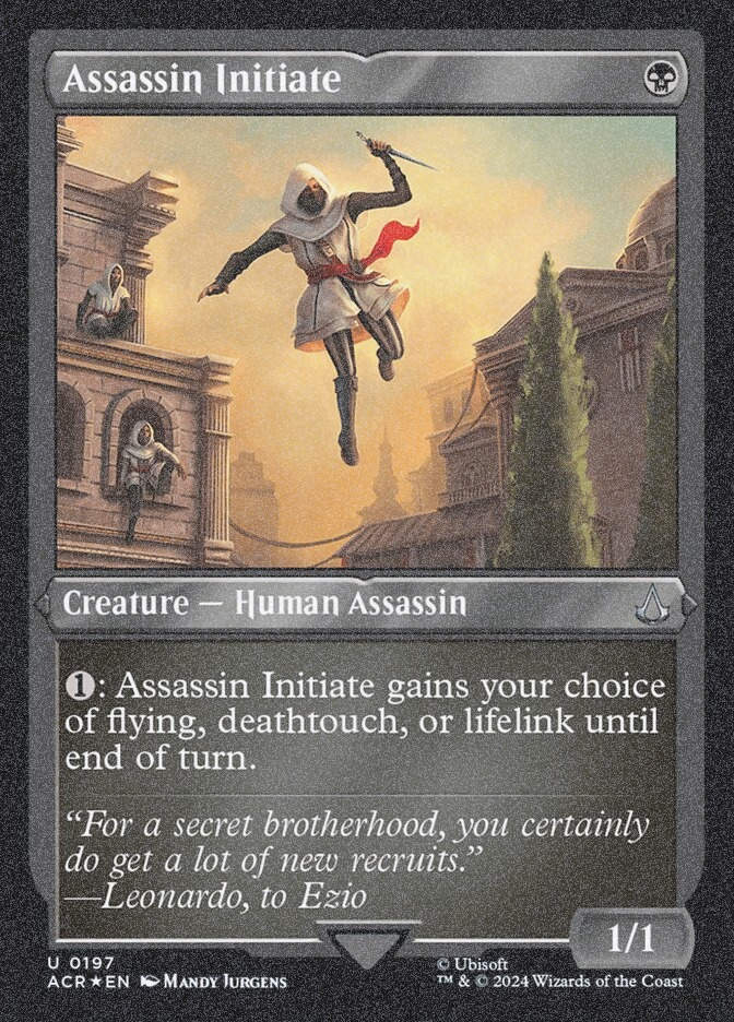 Assassin Initiate (ACR) (197) / Foil Etched