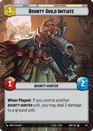 Bounty Guild Initiate (Hyperspace) (SHD_#515)