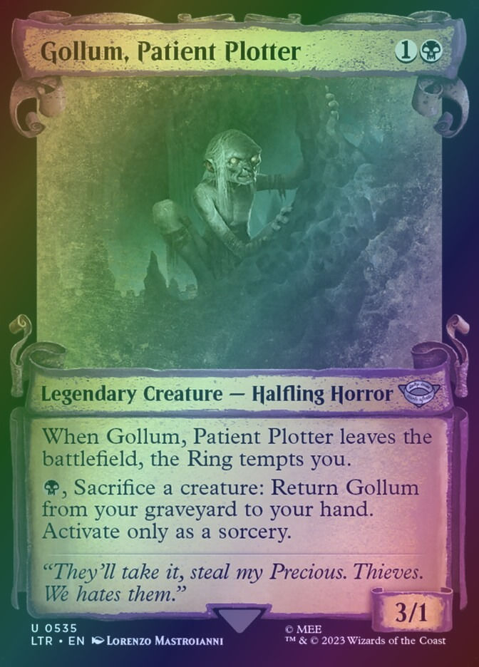 Gollum, Patient Plotter (LTR) (535) / Showcase / Foil