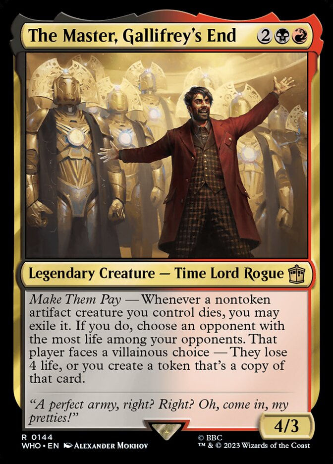 The Master, Gallifrey's End (WHO) (144)