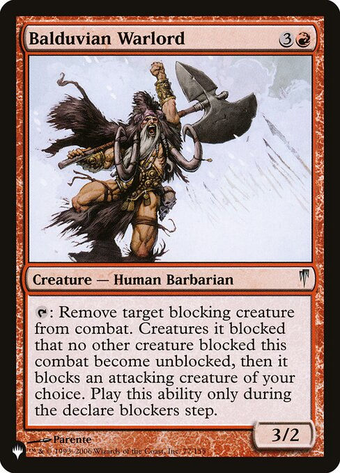 Balduvian Warlord (PLST) (CSP-77)