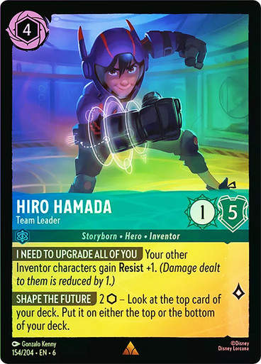 Hiro Hamada - Team Leader (LOR_AZU) / Foil