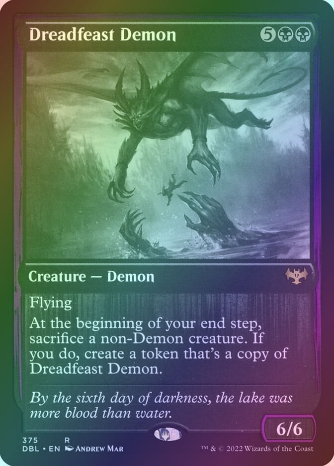 Dreadfeast Demon (DBL) (375) / Foil