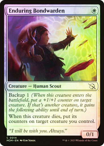 Enduring Bondwarden (mom) / Foil