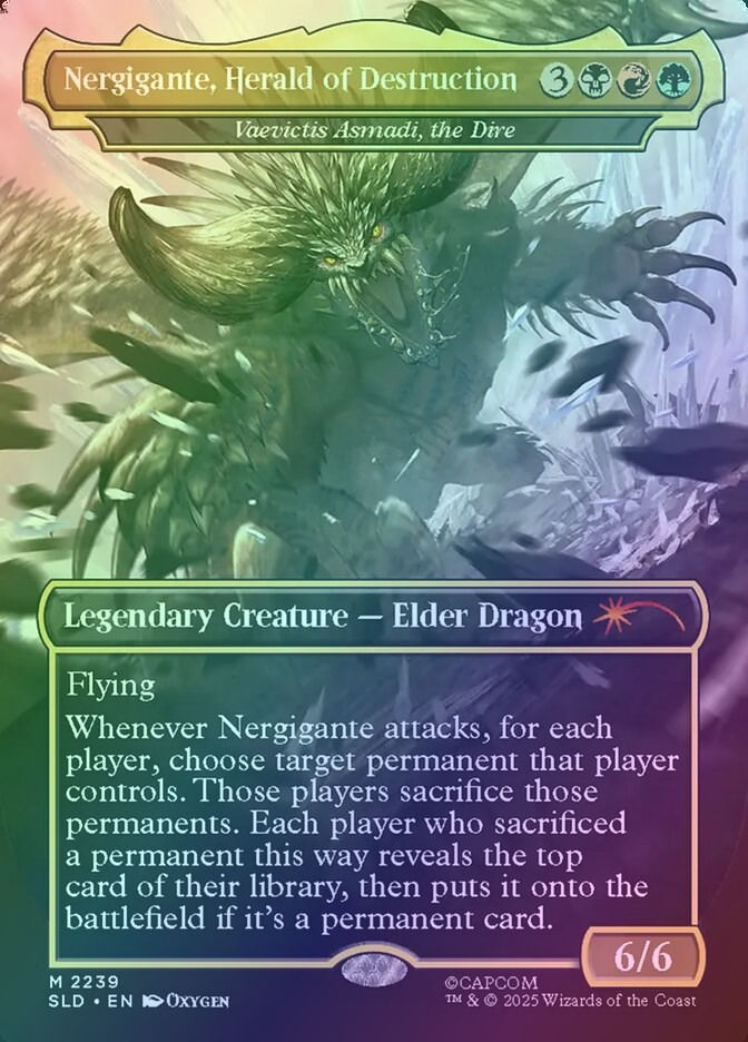 Vaevictis Asmadi, the Dire (SLD) (2239) / Borderless / Foil