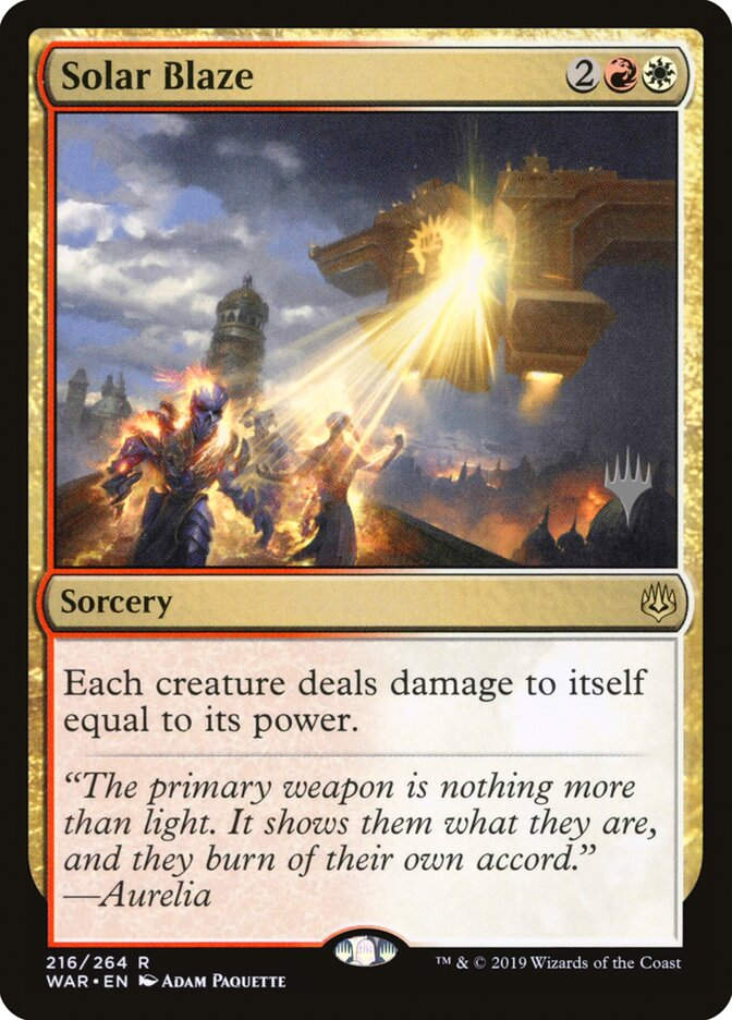 Solar Blaze (PWAR) (216p)