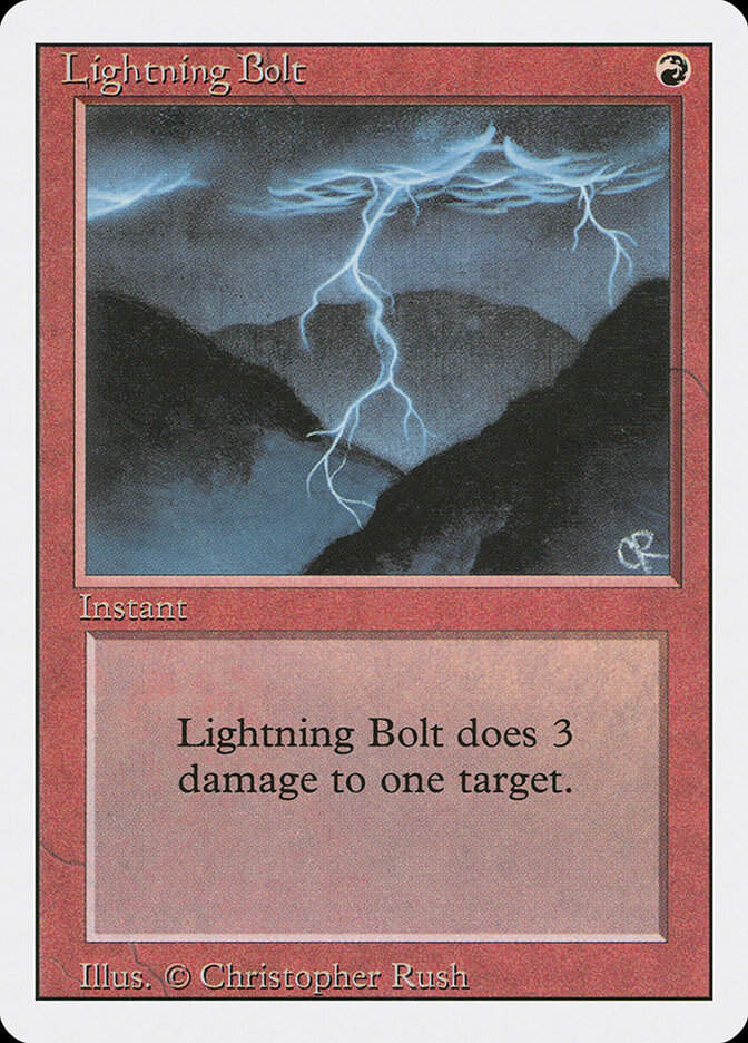 Lightning Bolt (3ED) (162)