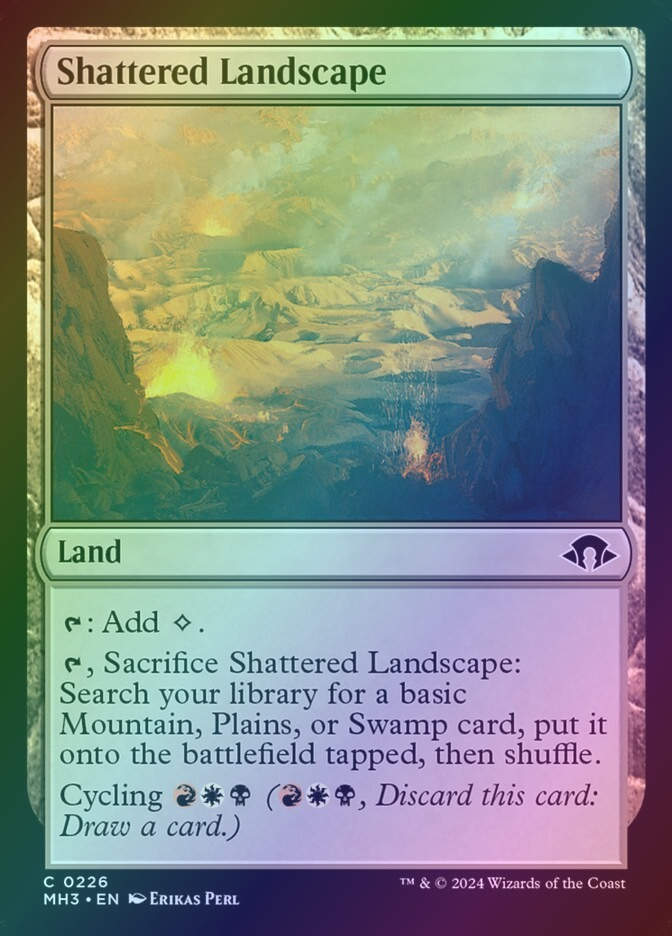 Shattered Landscape (MH3) (226) / Foil
