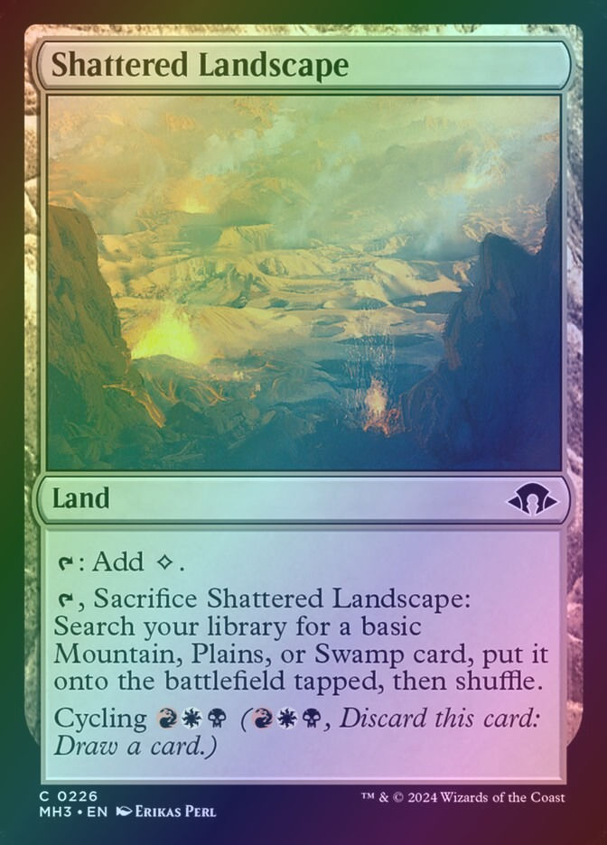 Shattered Landscape (MH3) (226) / Foil