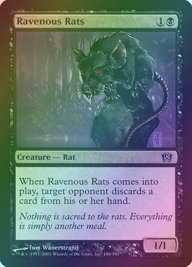 Ravenous Rats (8ED) (158★) / Foil