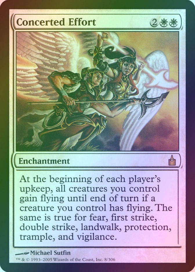 Concerted Effort (RAV) (8) / Foil