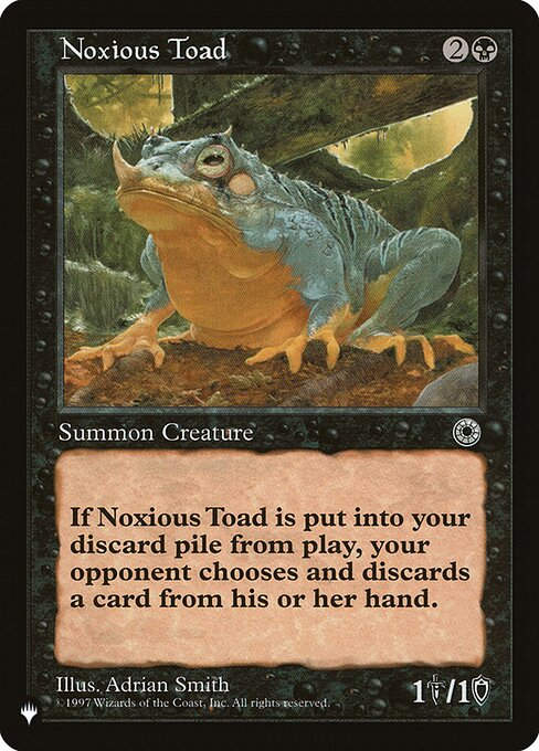 Noxious Toad (PLST) (POR-104)