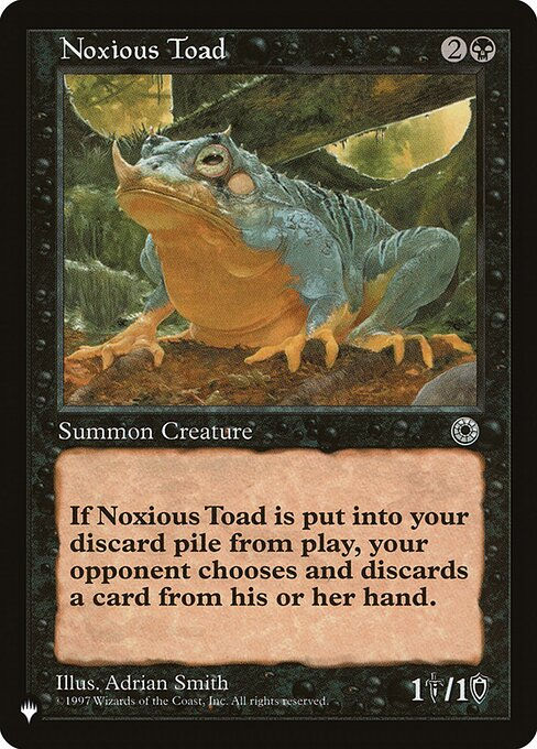 Noxious Toad (PLST) (POR-104)