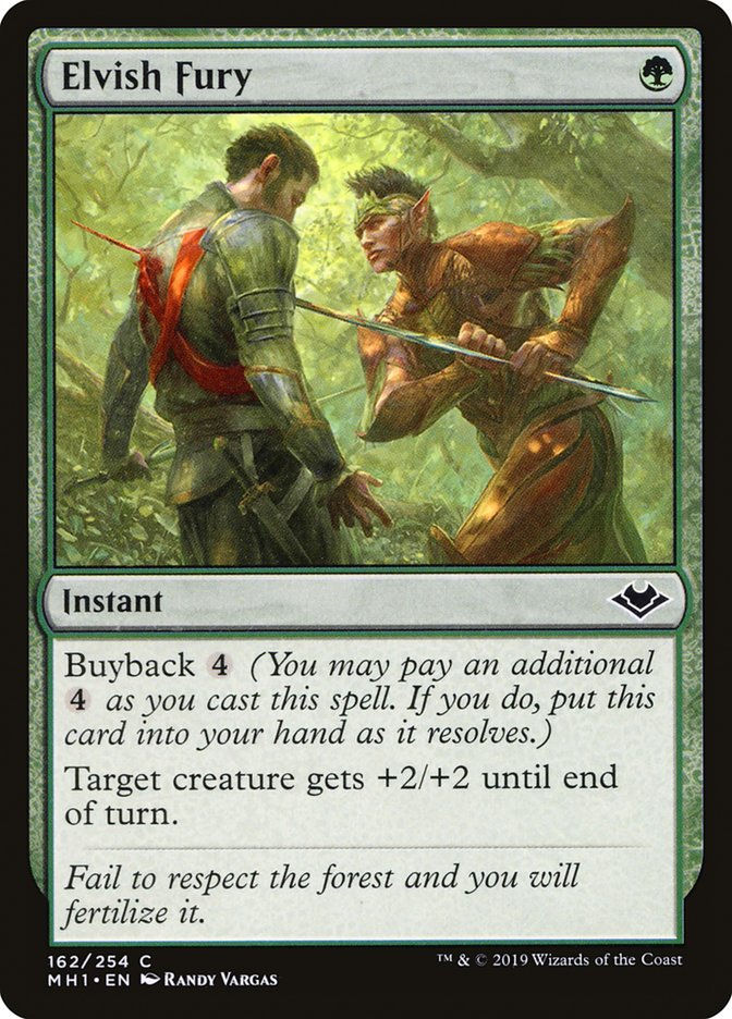 Elvish Fury (MH1) (162)