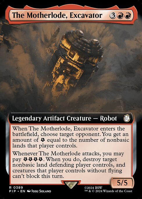 The Motherlode, Excavator (pip) (389) / Extended Art