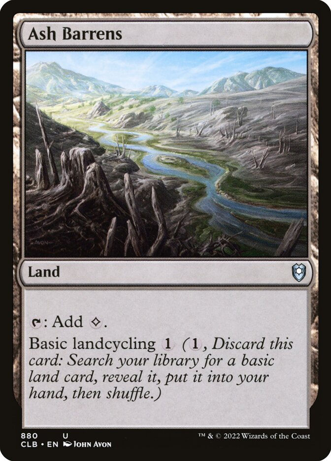 Ash Barrens (CLB) (880)