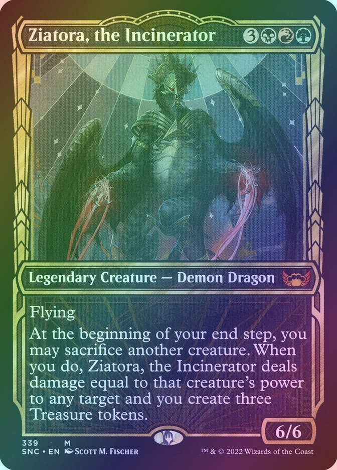 Ziatora, the Incinerator (SNC) (339) / Showcase / Foil