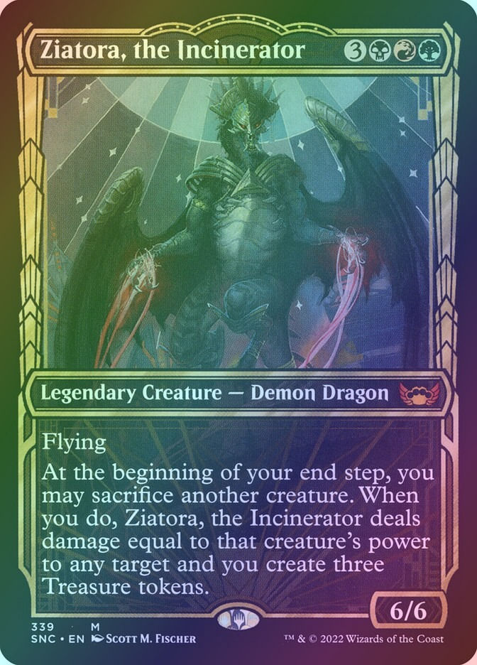 Ziatora, the Incinerator (SNC) (339) / Showcase / Foil