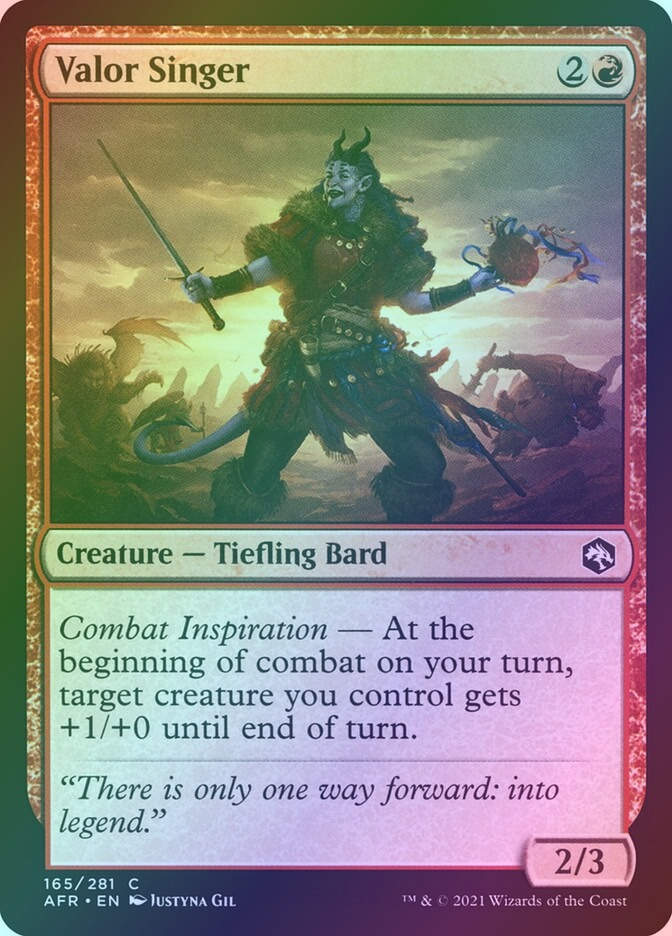 Valor Singer (AFR) (165) / Foil