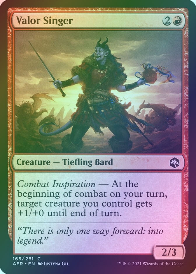 Valor Singer (AFR) (165) / Foil