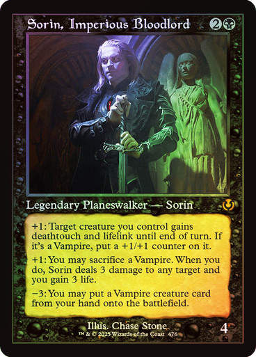 Sorin, Imperious Bloodlord (INR) (476) / Foil Retro