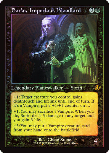 Sorin, Imperious Bloodlord (INR) (476) / Foil Retro