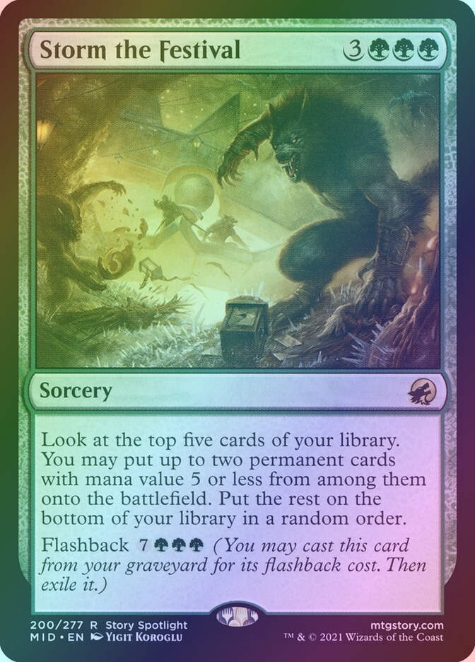 Storm the Festival (MID) (200) / Foil