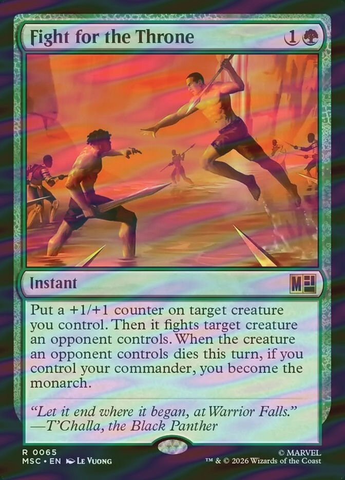 Fight for the Throne (MSC) (65) / Surge Foil