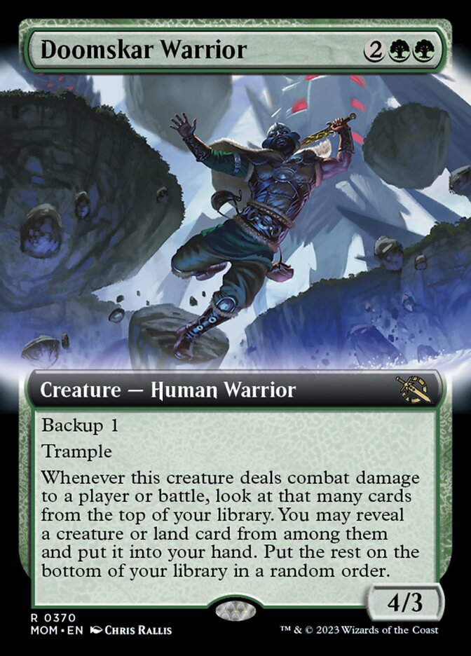 Doomskar Warrior (mom_370) / Extended Art
