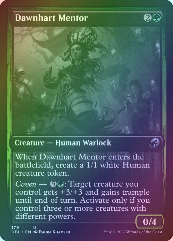 Dawnhart Mentor (DBL) (179) / Foil
