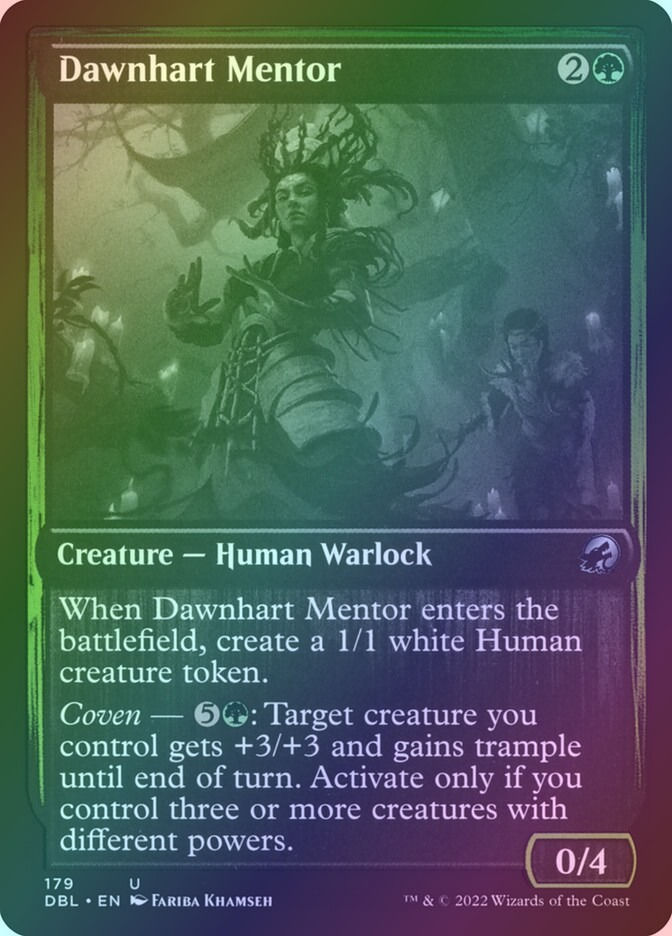 Dawnhart Mentor (DBL) (179) / Foil